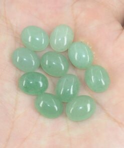 2x3mm Natural Green Aventurine Oval Cabochon