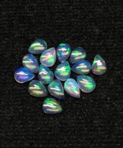 2x3mm Natural Ethiopian Opal Pear Smooth Cabochon