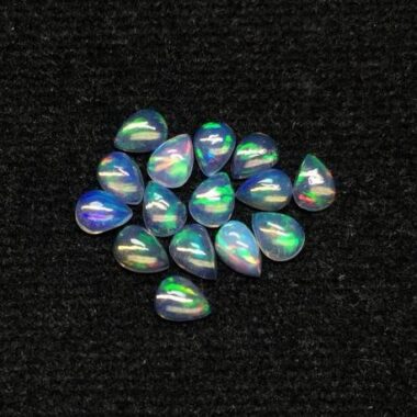 2x3mm Natural Ethiopian Opal Pear Smooth Cabochon