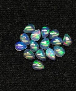 3x2mm Natural Ethiopian Opal Pear Smooth Cabochon