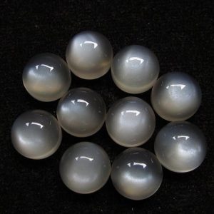 gray moonstone cabochon