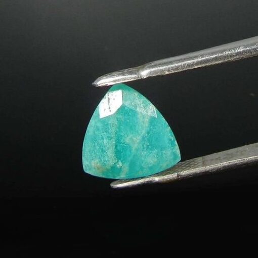 Natural Amazonite Faceted Trillion Gemstone