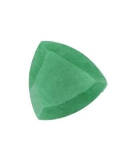 Natural Green Aventurine Faceted Trillion Cut Gemstone