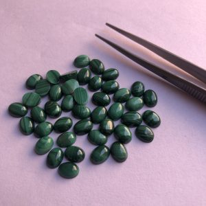 malachite cabochon