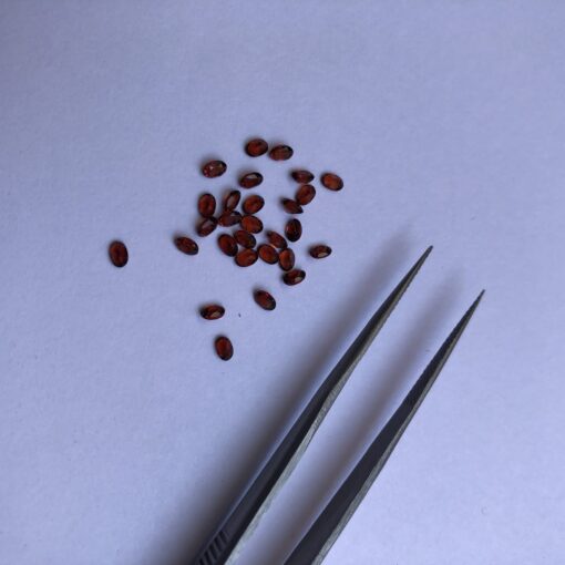 2x3mm Natural Red Garnet Oval Cut Gemstone