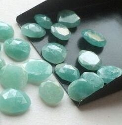 3mm Natural Amazonite Round Rose Cut Cabochon