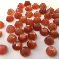 6mm Natural Sunstone Round Rose Cut Cabochon