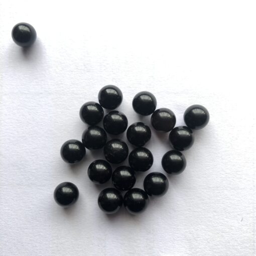 7mm Natural Black Onyx Round Sphere Gemstone