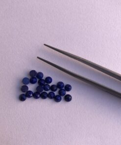 3mm Natural Lapis Lazuli Round Rose Cut Cabochon