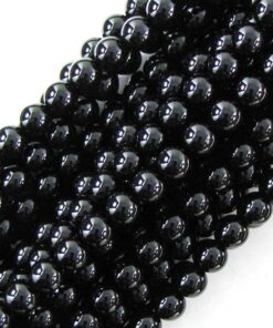 Shop 10mm Natural Black Onyx Smooth Round Beads