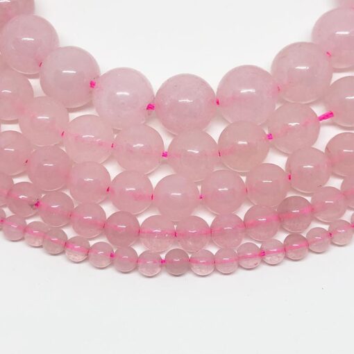 Shop 10mm Natural Rose Quartz Smooth Round Beads