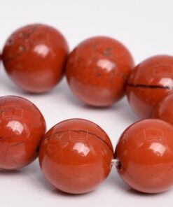 Shop 10mm Natural Red Jasper Smooth Round Beads