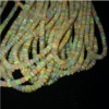 Shop Natural Yellow Ethiopian Opal Faceted Rondelle Beads