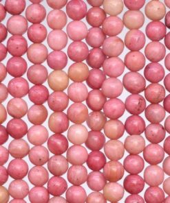 Shop 4mm Natural Pink Rhodonite Smooth Round Beads