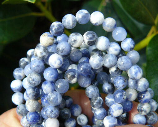 Shop 6mm Natural Sodalite Smooth Round Beads