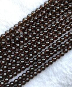 Shop 6mm Natural Smoky Quartz Smooth Round Beads