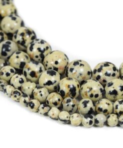 6mm dalmatian jasper beads