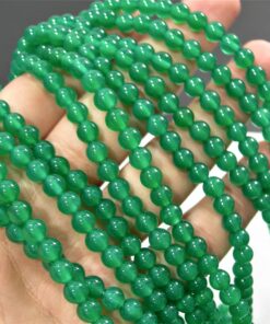 Shop 6mm Natural Green Onyx Smooth Round Beads