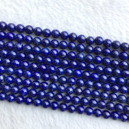 Shop 6mm Natural Lapis Lazuli Smooth Round Beads