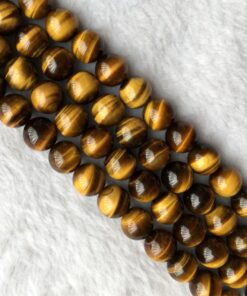 Shop 8mm Natural Tiger Eye Smooth Round Beads