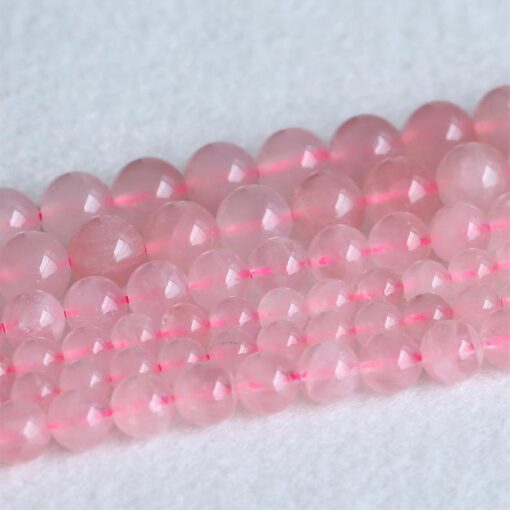 Shop 8mm Natural Rose Quartz Smooth Round Beads
