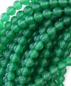 Shop 8mm Natural Green Onyx Smooth Round Beads