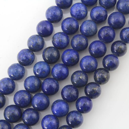 Shop 8mm Natural Lapis Lazuli Smooth Round Beads