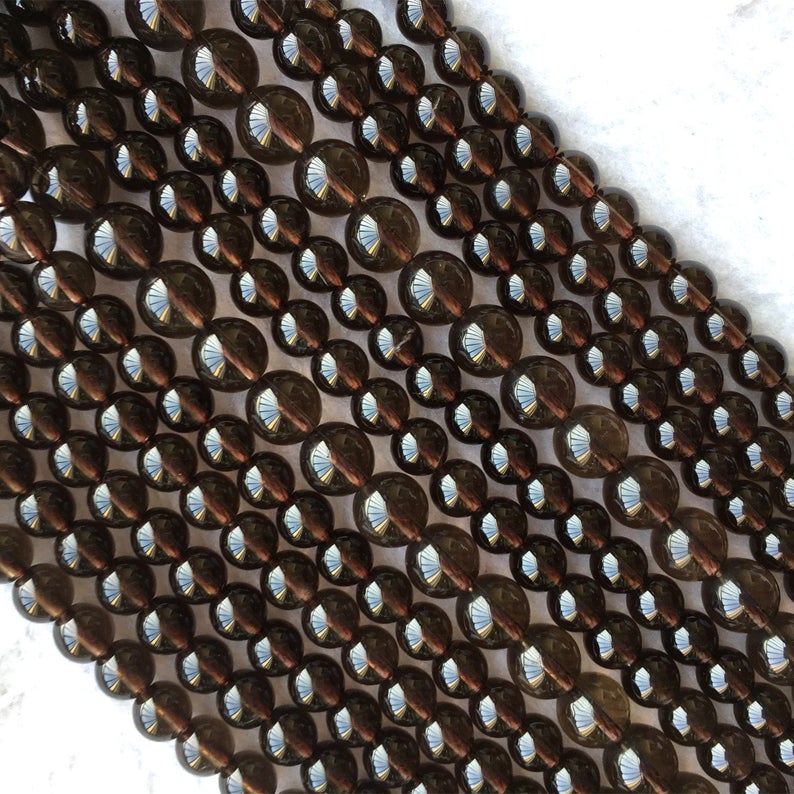 Shop Smoky Quartz Smooth Round Beads Strand Shop Smoky Quartz Smooth Round Beads Strand