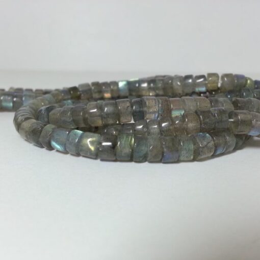 Shop Labradorite Smooth Heishi Tyre Beads Strand