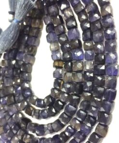 Shop Natural Iolite Faceted Box Beads Strand