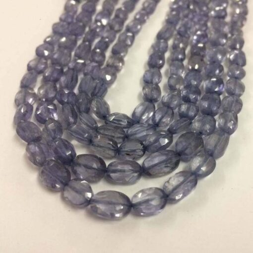 Shop Natural Iolite Faceted Oval Beads Strand