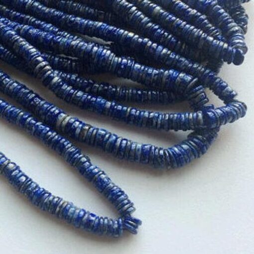 Shop Lapis Lazuli Smooth Heishi Tyre Beads Strand