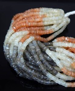 Shop Multi Moonstone Faceted Heishi Tyre Beads