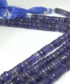 Shop Natural Iolite Faceted Heishi Tyre Beads Strand