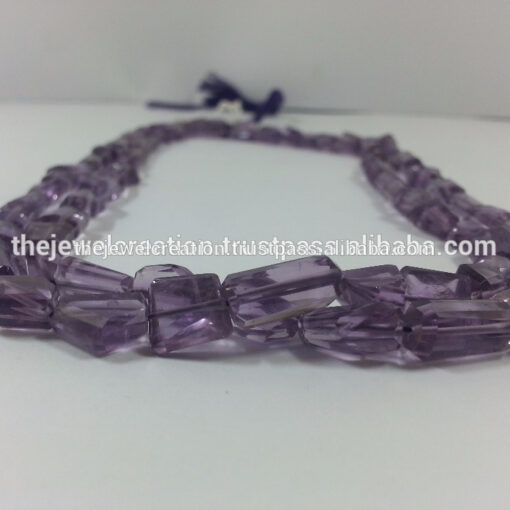 Shop Amethyst Faceted Tumble Nuggets Beads Strand