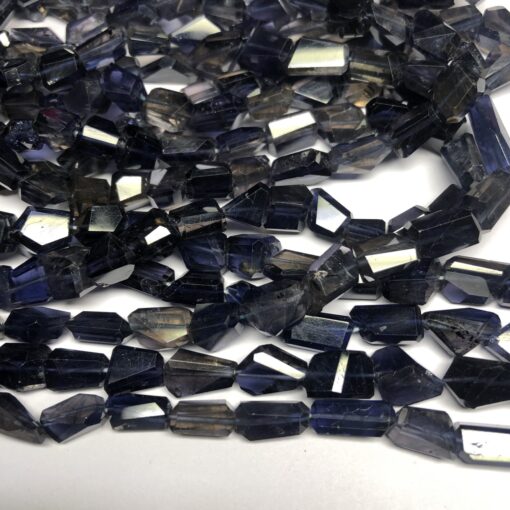 Shop Iolite Faceted Tumble Nuggets Beads Strand
