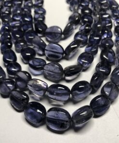 Shop Iolite Smooth Tumble Nuggets Beads Strand