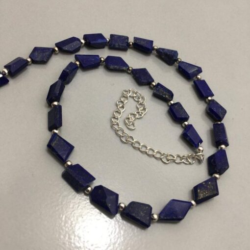 Shop Lapis Lazuli Faceted Tumble Nuggets Beads