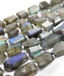 Shop Labradorite Faceted Tumble Nuggets Beads