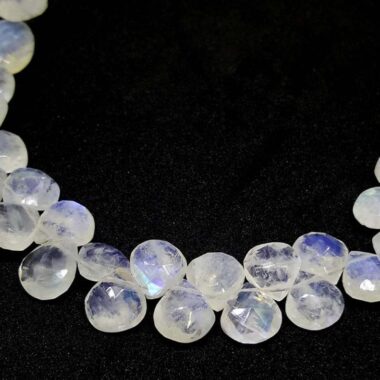 Shop Rainbow Moonstone Faceted Heart Beads Strand