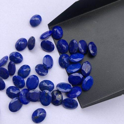 Lot of 5x7mm Oval Facet Natural Lapis Lazuli Loose Calibrated Gemstone