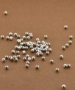 925 Sterling Silver 2mm Seamless Round Beads