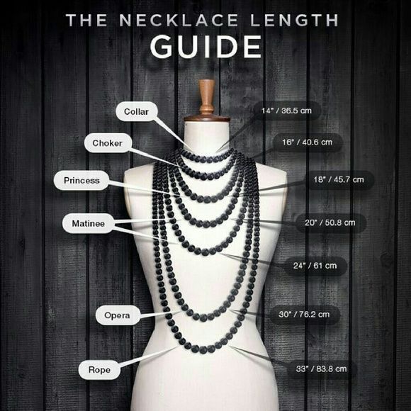 Guide: Standard Necklace Length Size Chart - Picking up Perfect Chain!