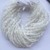 Natural Rainbow Moonstone Smooth Oval Beads Strand