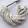 Shop 5mm 6mm Natural White Howlite Stone Smooth Heishi Tyre Beads Strand