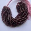 Shop 5mm 6mm Natural Red Garnet Stone Smooth Heishi Tyre Beads Strand