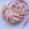 Shop 5mm 6mm Natural Peruvian Pink Opal Stone Smooth Heishi Tyre Beads Strand