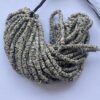 Shop 5mm 6mm Natural Dalmatian Jasper Stone Smooth Heishi Beads Strand
