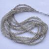Shop 3mm 5mm Natural White Yellow Champagne Color Diamond Faceted Drops Briolette Beads Strand