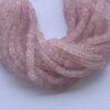 Shop 6mm 8mm Natural Pink Rose Quartz Stone Faceted Heishi Beads Strand